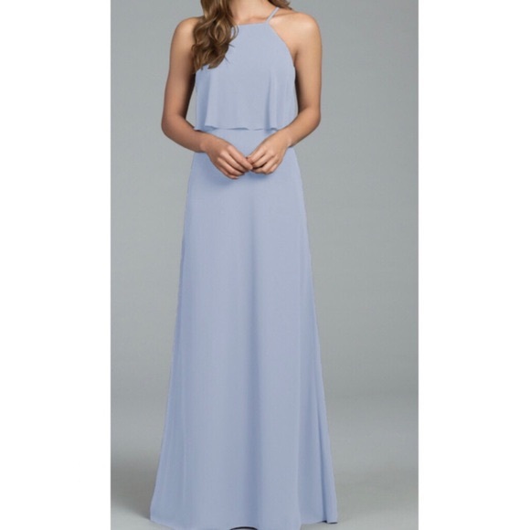 hayley paige cornflower bridesmaid dresses